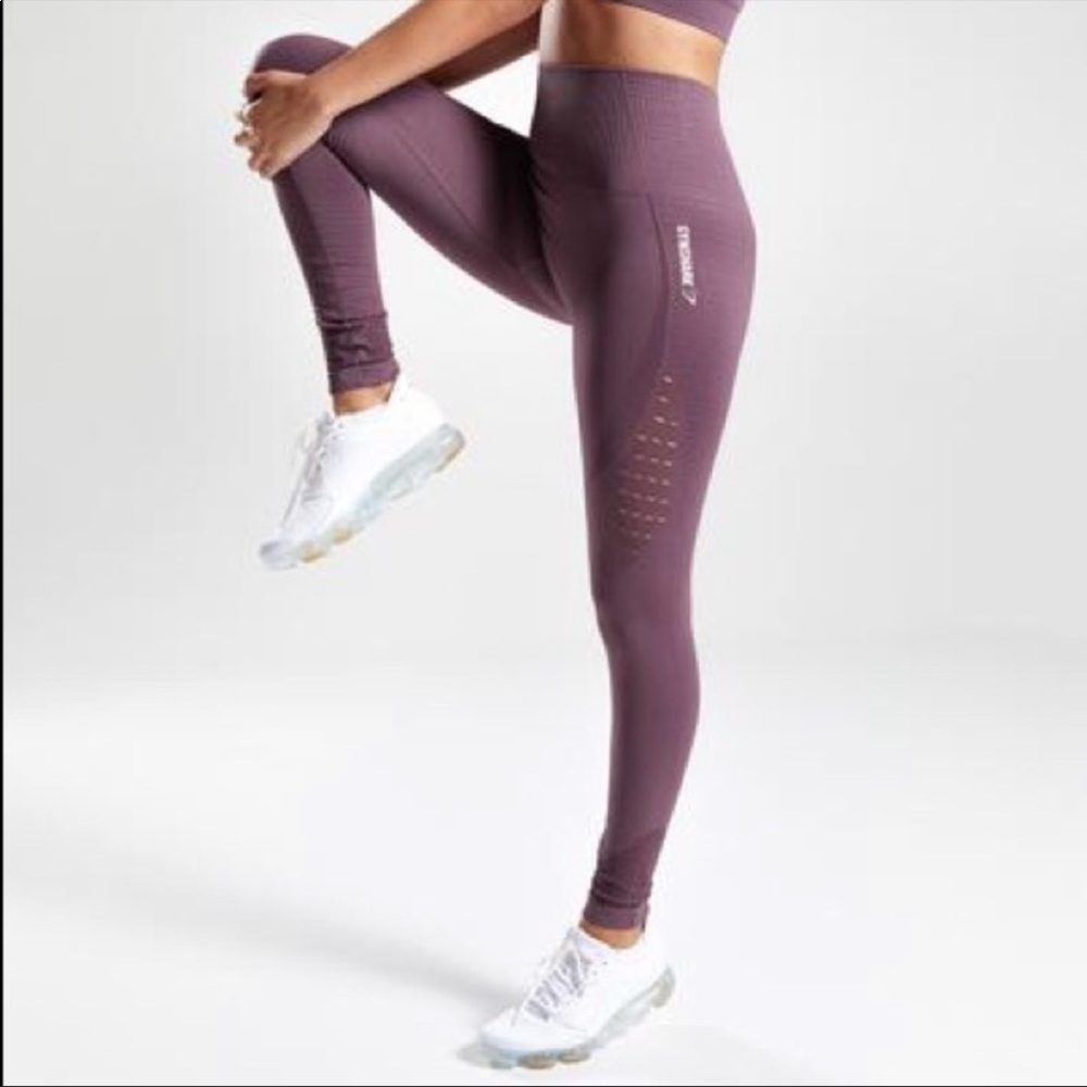 GymShark Plum High Waisted Leggings